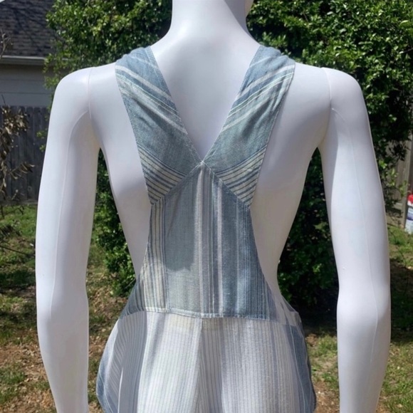 💋NWT JEN’S Pirate Booty Boho Carnaval Marine Crop Overalls - Picture 8 of 12